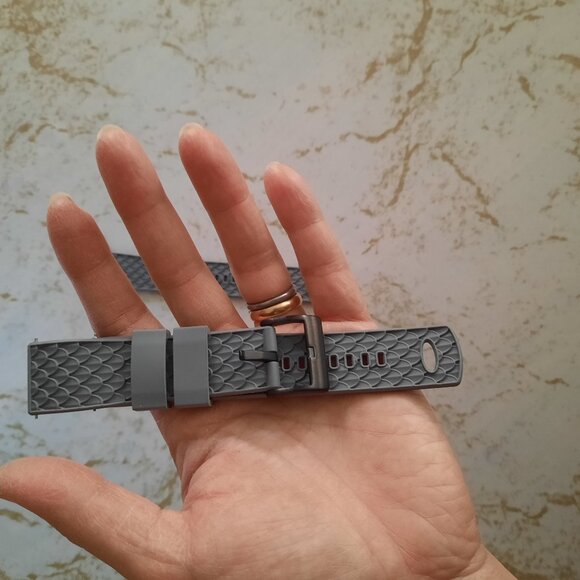 22mm Quick Release Replacement Watch Strap/Band - NWT! Gray, Dragon Scales - Picture 5 of 16